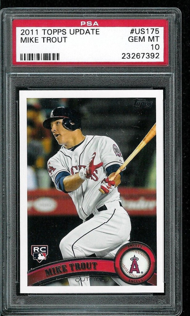 Mike Trout Topps Update Rookie Card