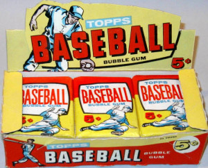 old baseball card packs