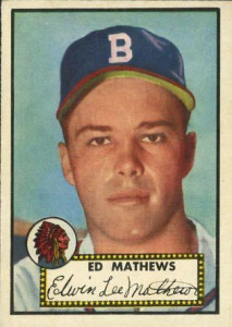 Eddie Mathews 1952 Topps